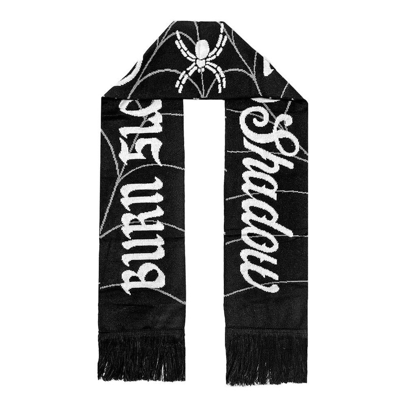 Burn Slow x Shadow Riding Gear Knit Scarf – Black