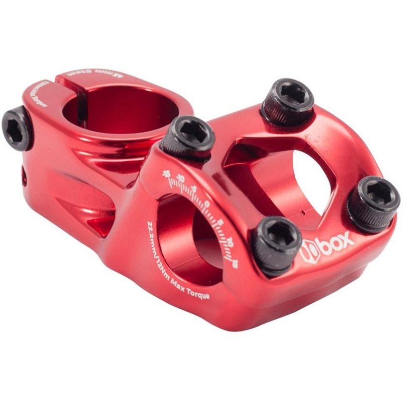 Box Two Top Load 1″ Race stem Red 45mm
