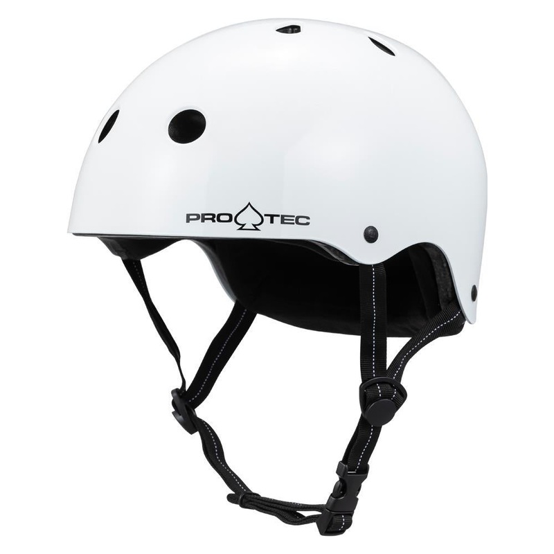 Pro-Tec Low Pro Helmet – Matte White S/M