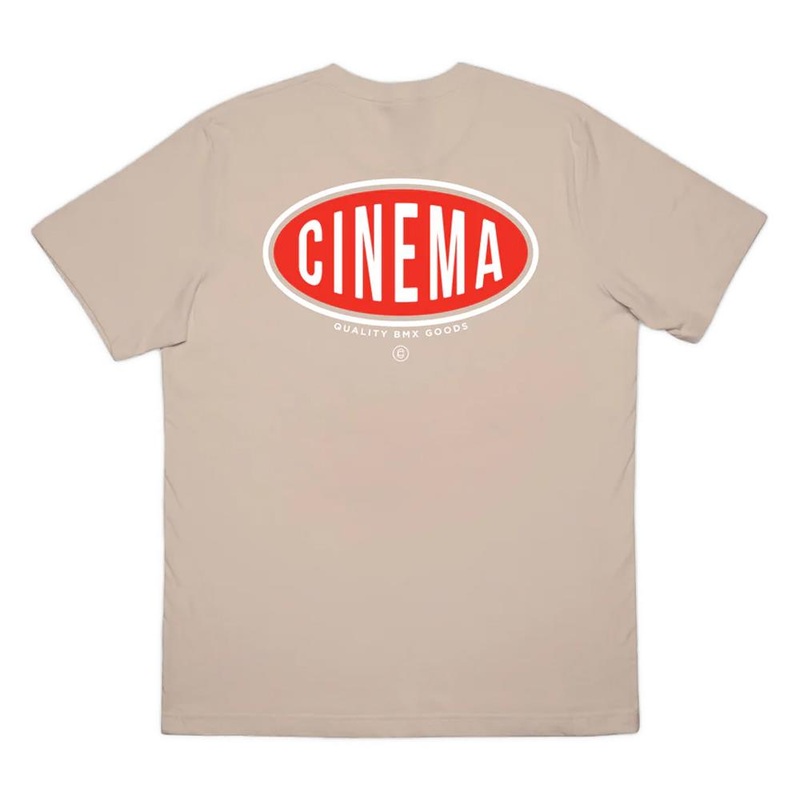 Cinema Throwback T-shirt – Tan Small
