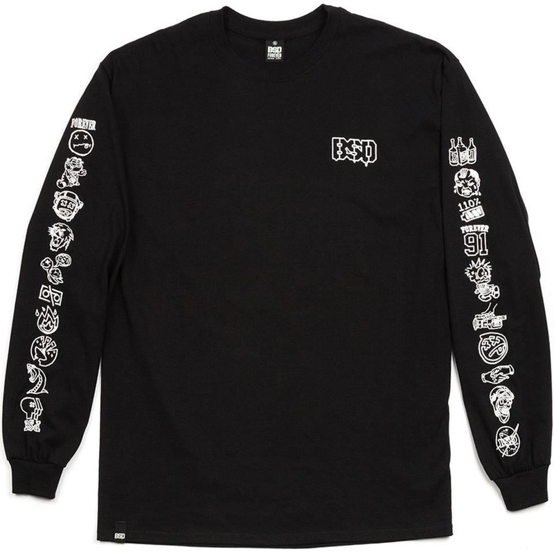 BSD Icon Long Sleeve T-Shirt – Black XX Large