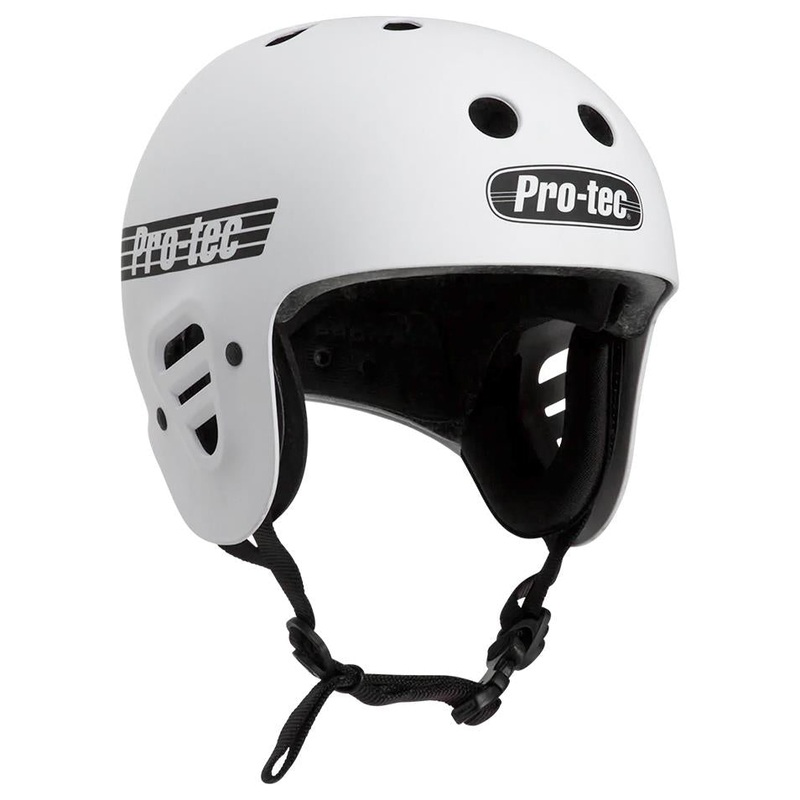Pro-Tec Full Cut Helmet – Matte White Small