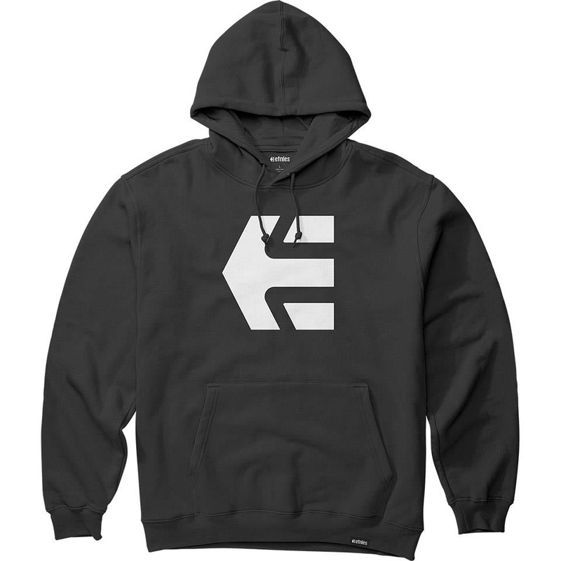Etnies Classic Icon Hoodie – Black/White X Large