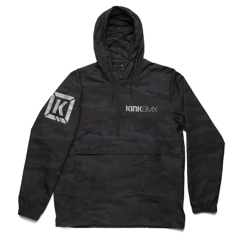 Kink Special Ops Pullover Jacket – Black Camo Small