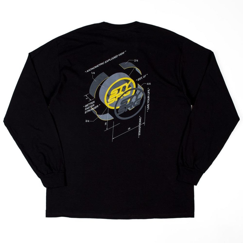 Stay Strong x Jonny Mole Exploded Long Sleeve T-Shirt – Black Small