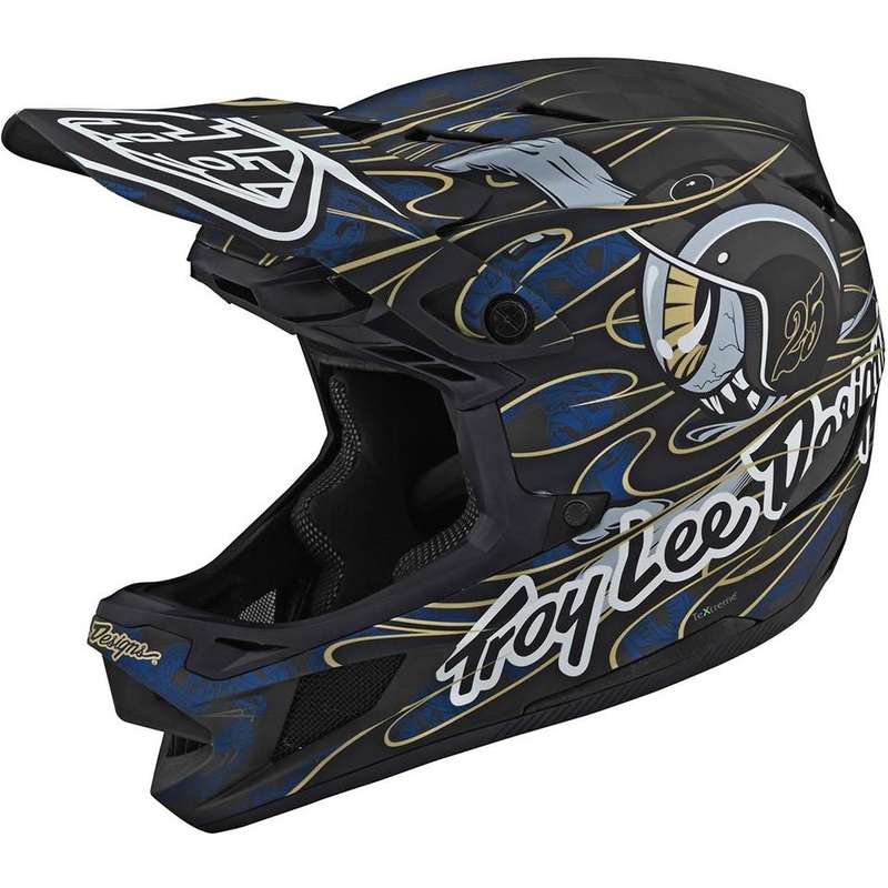 Troy Lee D4 Carbon Race Helmet – Limited Edition Blue Eyeball X Large