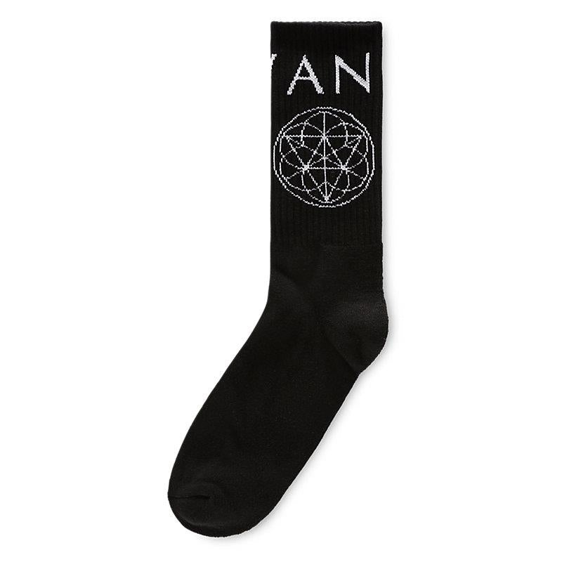Vans Perry & Dennis Crew Sock – Black UK 8.5-12