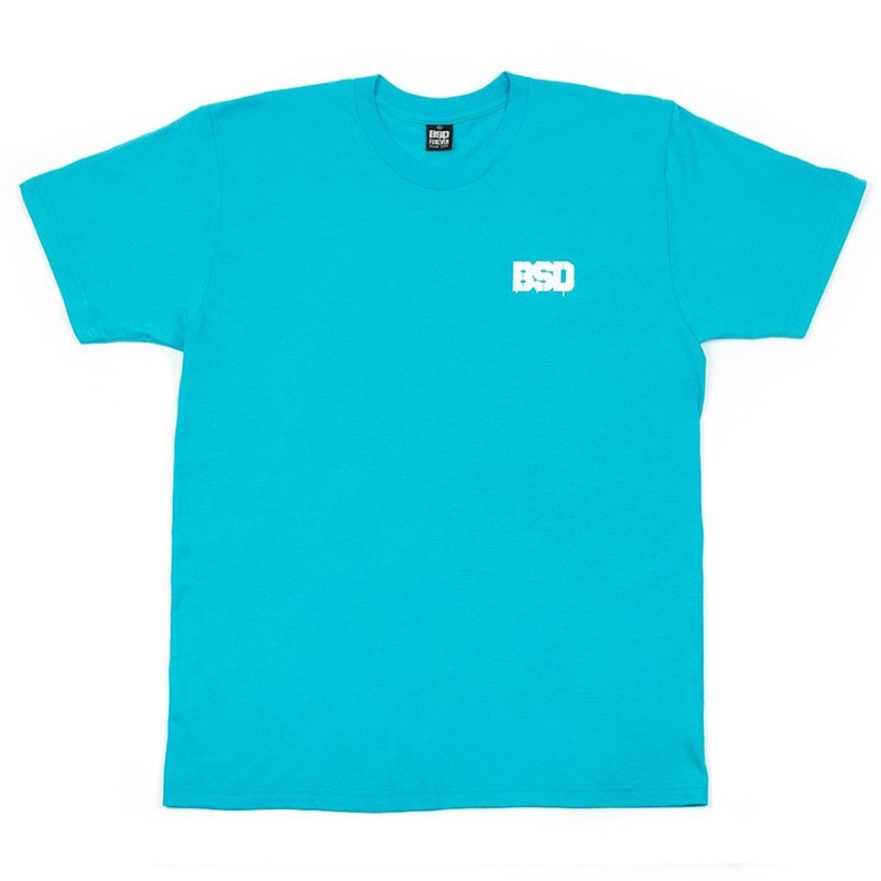 BSD Spillage T-Shirt – Aqua Small