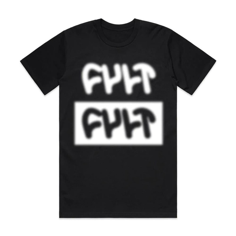 Cult Blurred T-Shirt – Black Medium