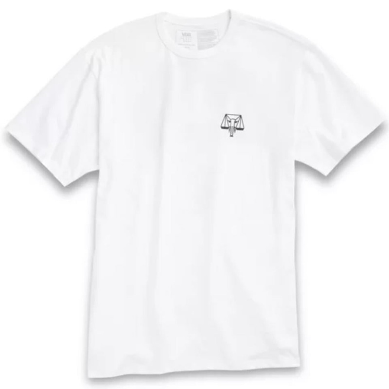 Vans x Courage Adams Off The Wall T-Shirt – White Small