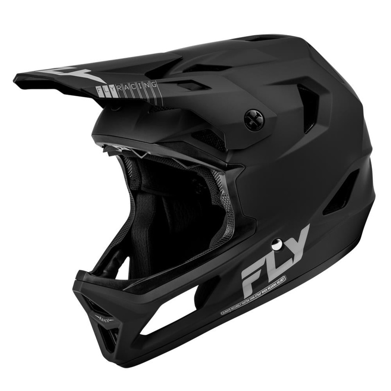 Fly Racing Rayce Solid Helmet – Matte Black X Large