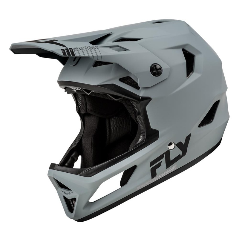 Fly Racing Rayce Solid Helmet – Matte Grey X Large