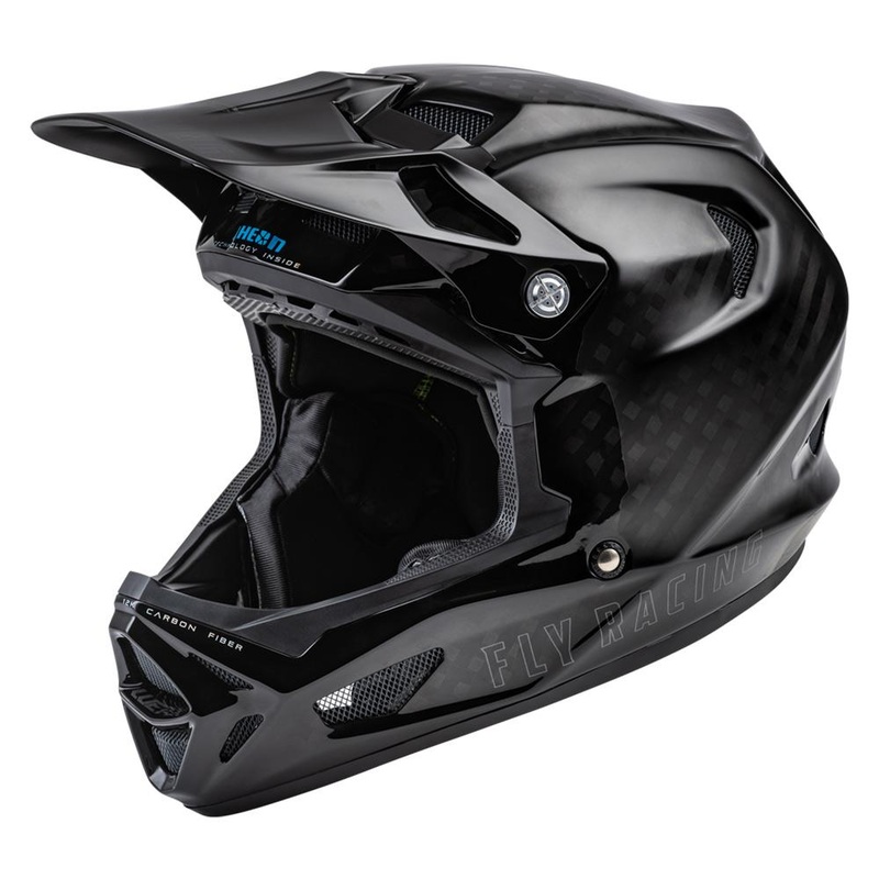 Fly Racing Werx-R Carbon Solid Helmet – Black Carbon Medium