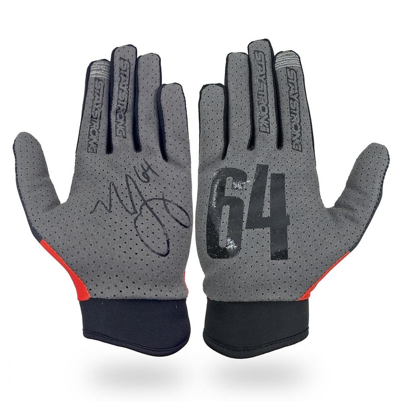 Stay Strong Nic Long Captain Gloves – Red/Black Medium