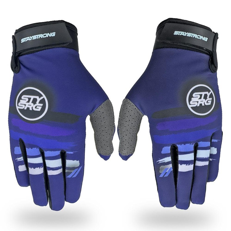 Stay Strong Paint Gloves – Navy X Small
