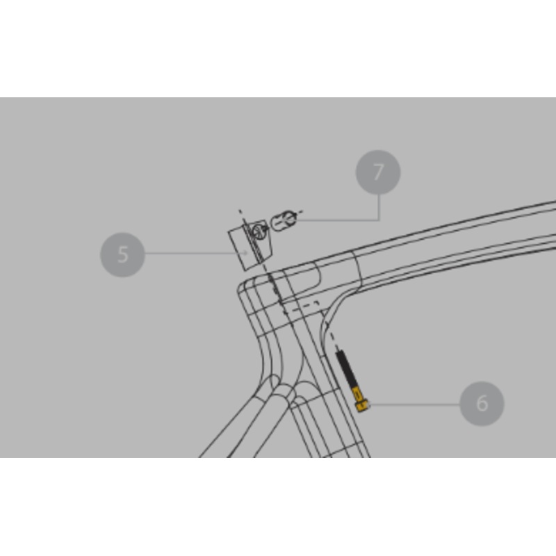 2024 Polygon Strattos C Seat Clamp Set