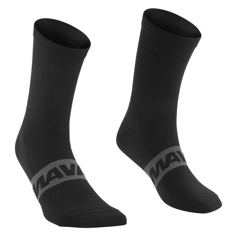 Mavic Aksium Graphic High Socks Black / White M (39-42)