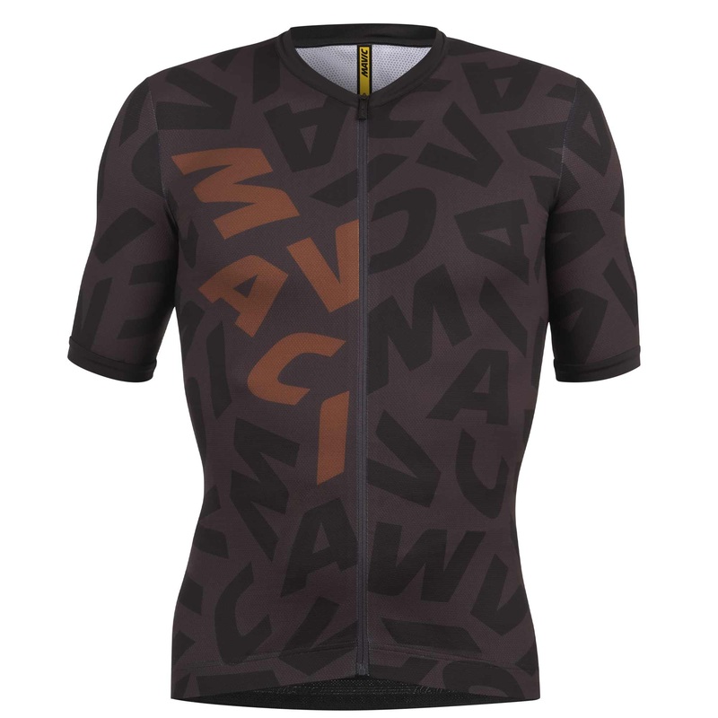 Mavic Aksium Graphic Short Sleeved Jersey Bronze Carbon S