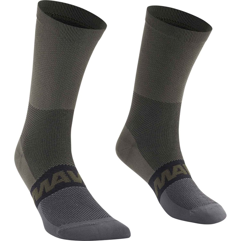 Mavic Aksium Mid Socks Black / Carbon M (39-42)
