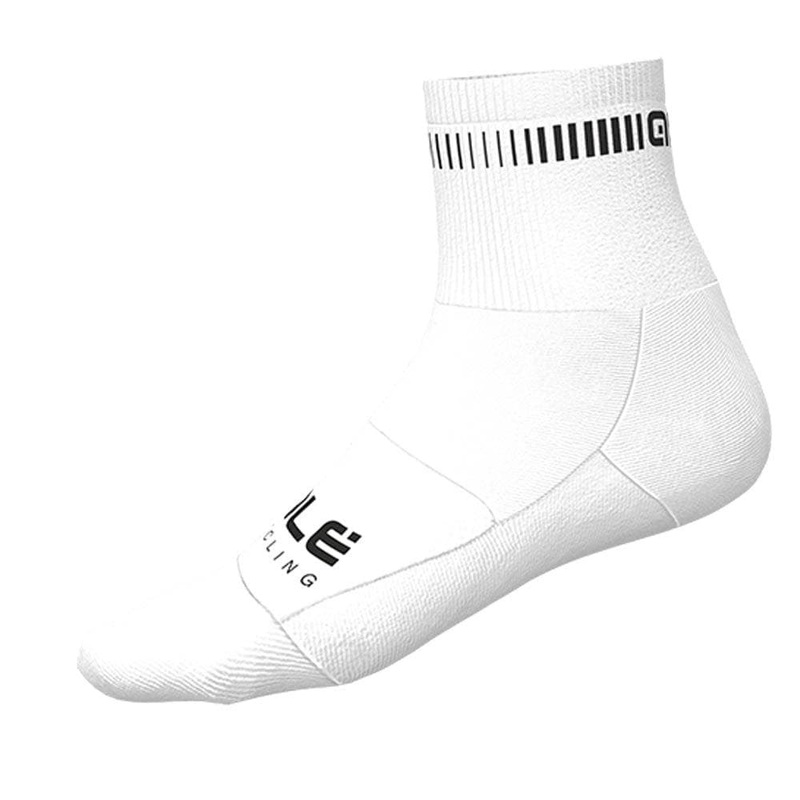 Ale Clothing Logo Q-Skin 12cm Socks M Black / Pink S (36-39)