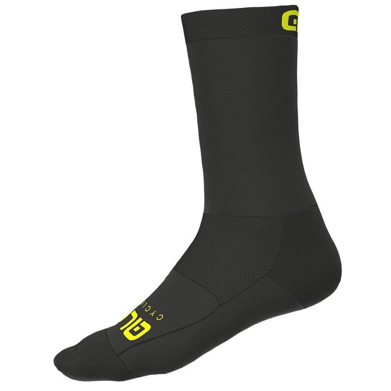 Ale Clothing Team Q-Skin 18cm Socks M Black S