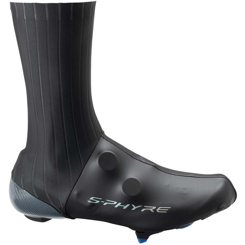 Shimano Clothing Men’s, S-PHYRE Flash Shoe Cover, Black, Size XL (44-46) S