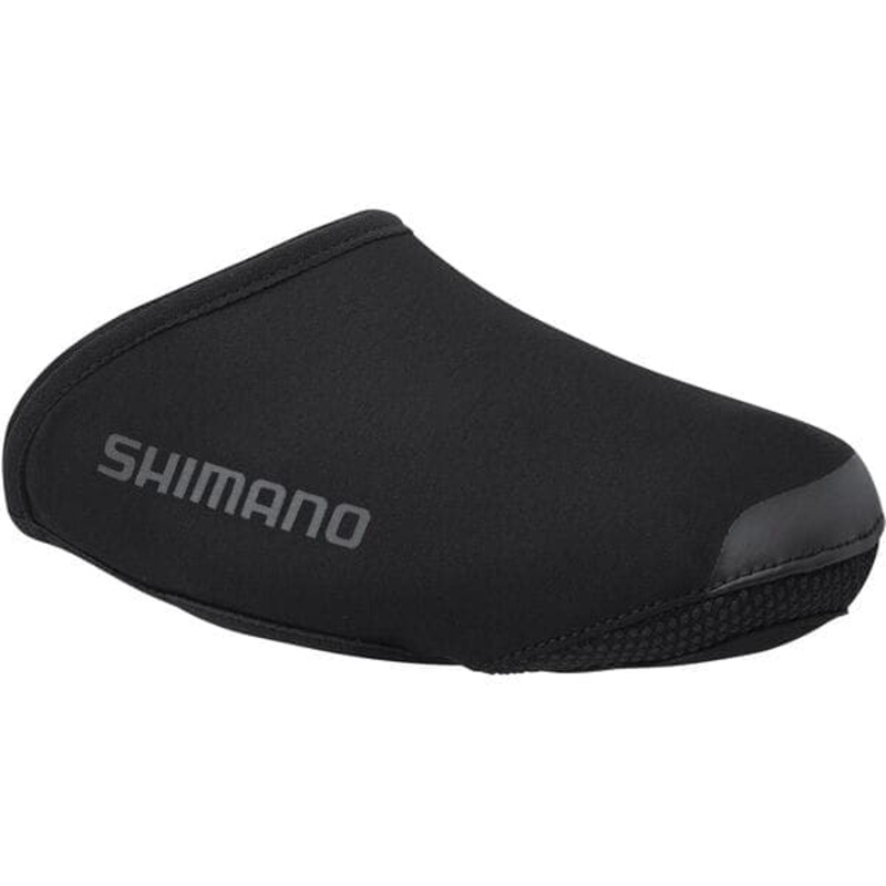Shimano Clothing Unisex, Dual Softshell Toe Cover, Black, Size S (37-39) S