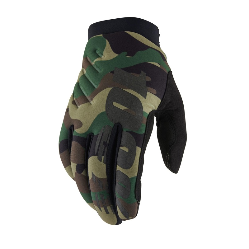100% Brisker Cold Weather Glove – Camo / Black S
