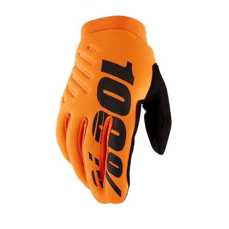 100% Brisker Cold Weather Glove – Fluo Orange S