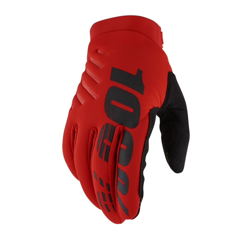 100% Brisker Cold Weather Glove – Red S
