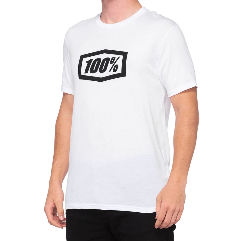 100% ICON Short Sleeve T-Shirt White S