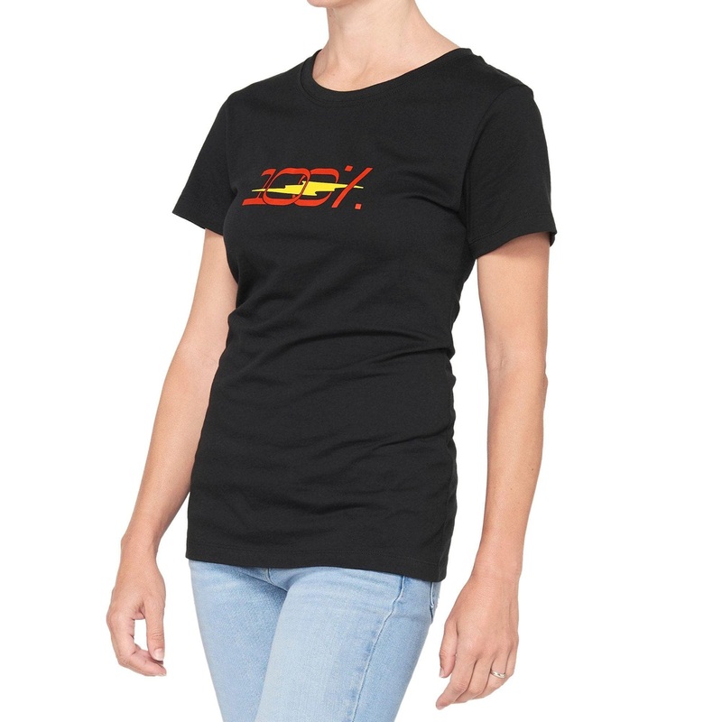 100% Joshua Crewneck Women’s T-Shirt White Black S