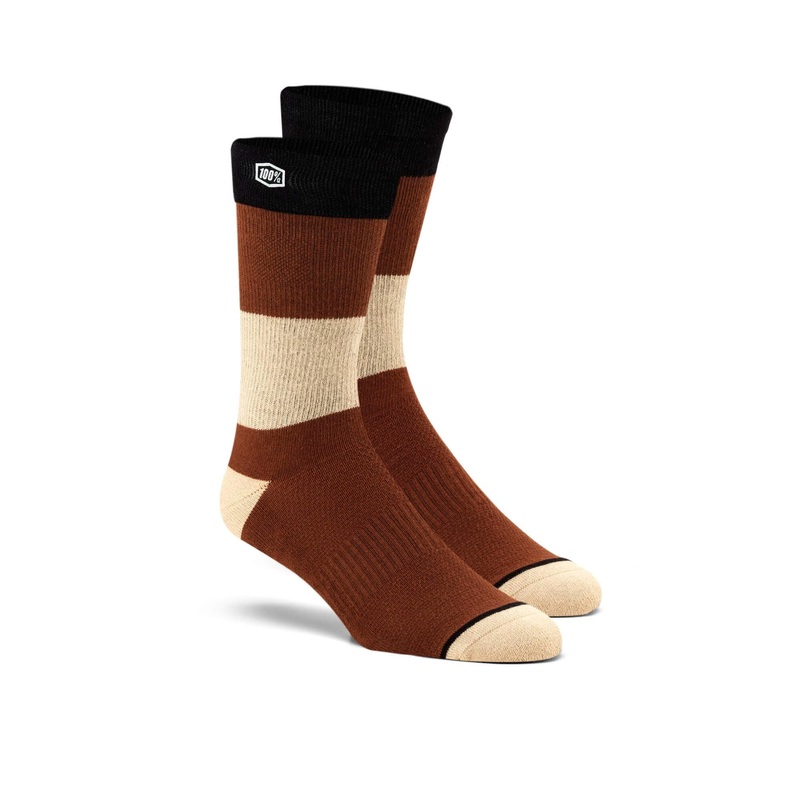 100% TRIO Casual Socks Camel S / M