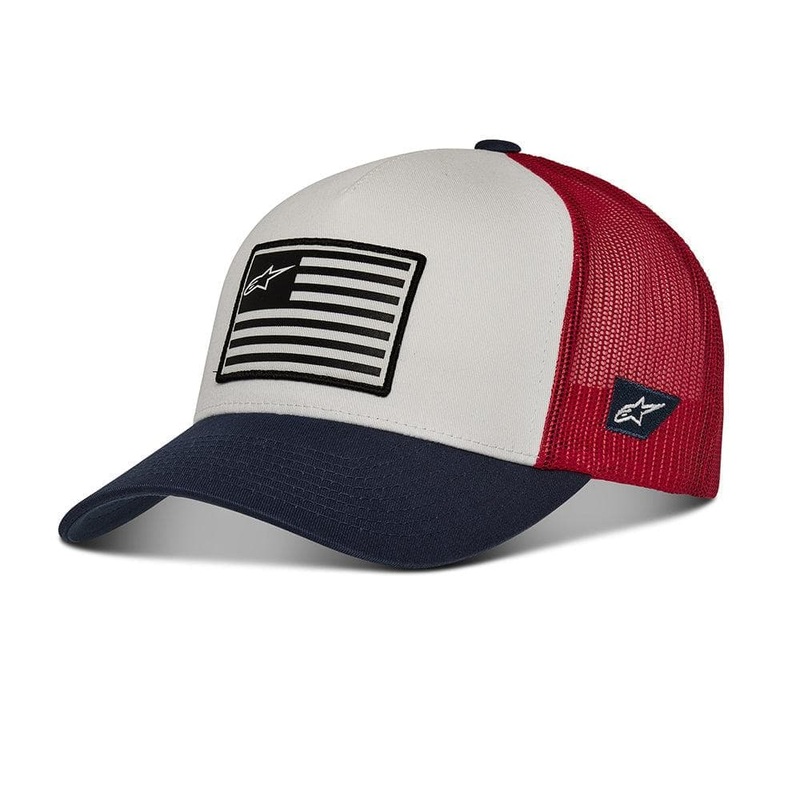 AlpineStars Flag Snapback Hat Black