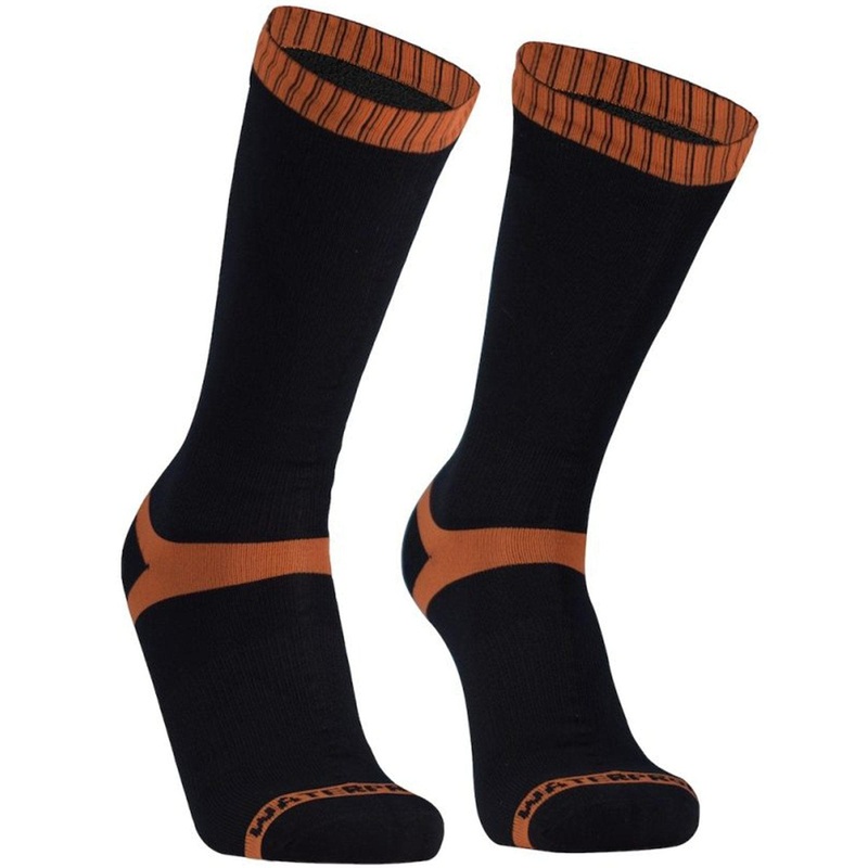 Dexshell Hytherm Pro Socks Black Tangelo stripe S