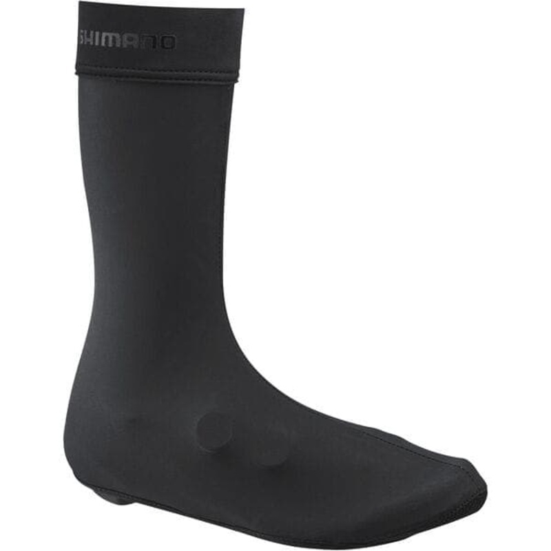 Shimano Clothing Unisex, Dual Rain Shoe Cover, Black S