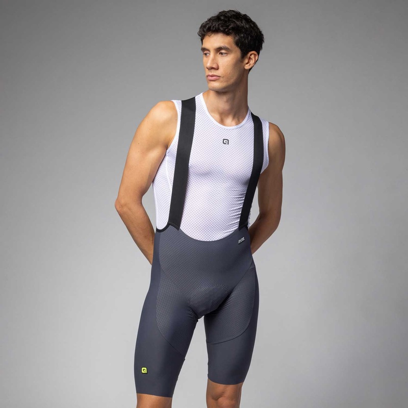 Ale Clothing Voltage R-EV1 Bibshorts Titanium M Black S