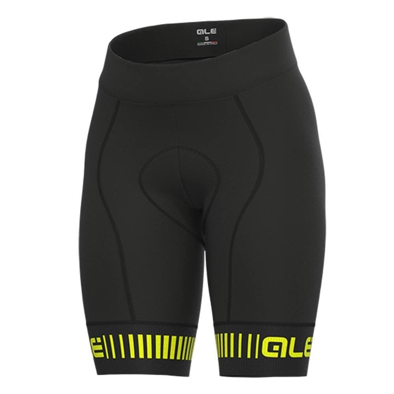 Ale Clothing Strada PR-R Wmn Shorts Black/Yellow XS