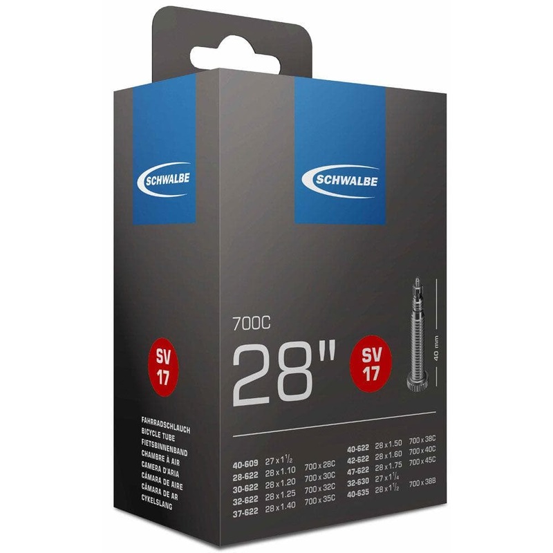Schwalbe SV17 700c Tubes 700c x 28/47 – 27 x 1 1/4 40mm