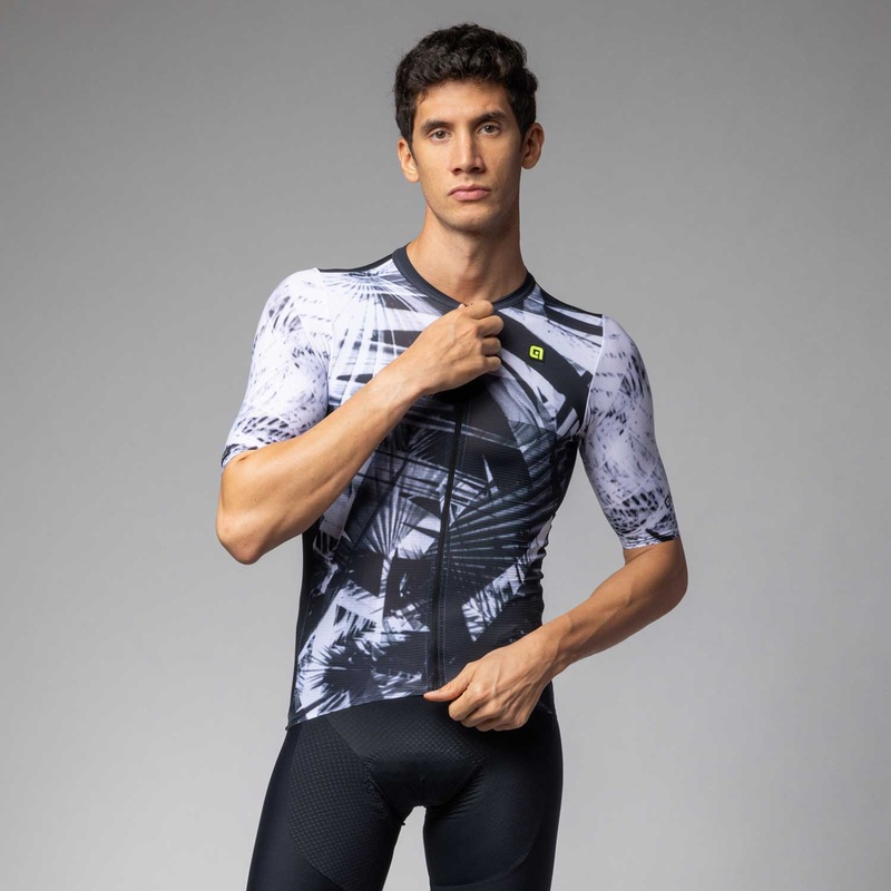 Ale Clothing Palm PR-E Short Sleeved Jersey Black M