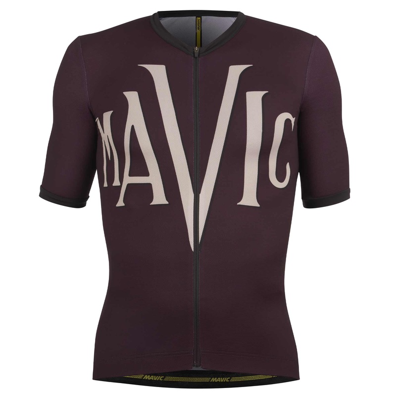 Mavic Heritage Short Sleeved Jersey Aubergine S