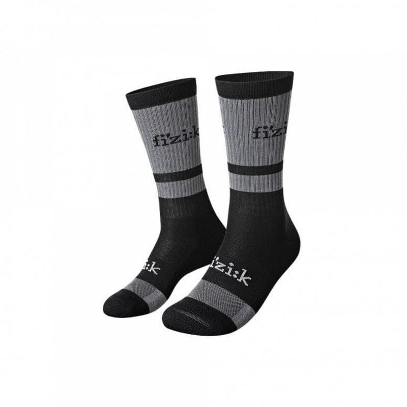 Fizik Off-road Cycling Socks – Grey/Black – Medium