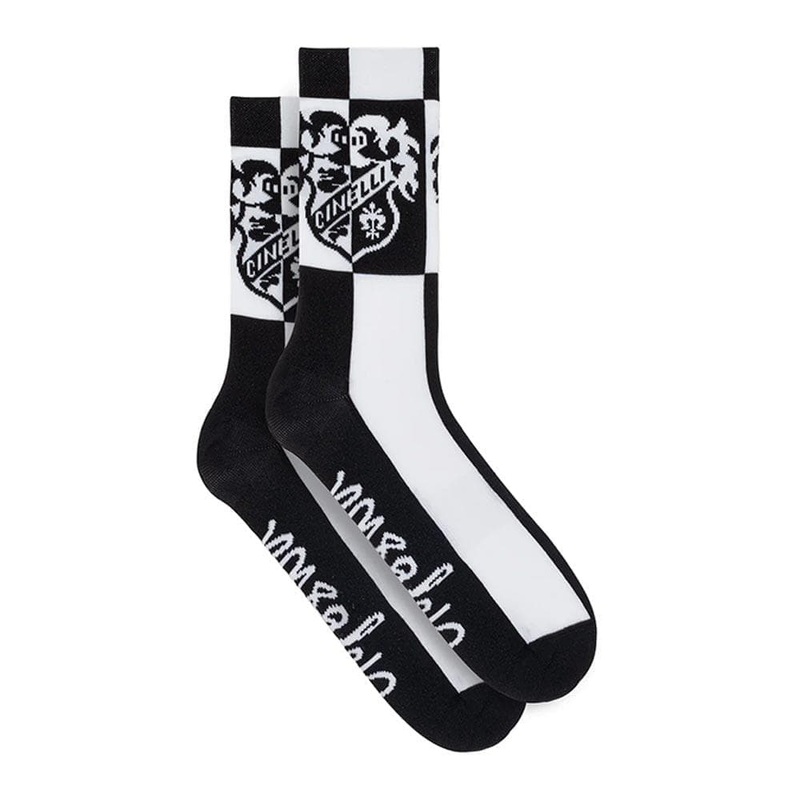 Cinelli Crest Black’n’White Socks S/M