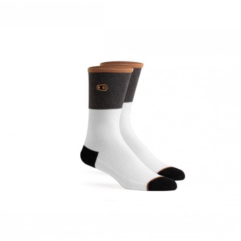 Crankbrothers Icon Casual Socks – White – Large/X-Large White S / M
