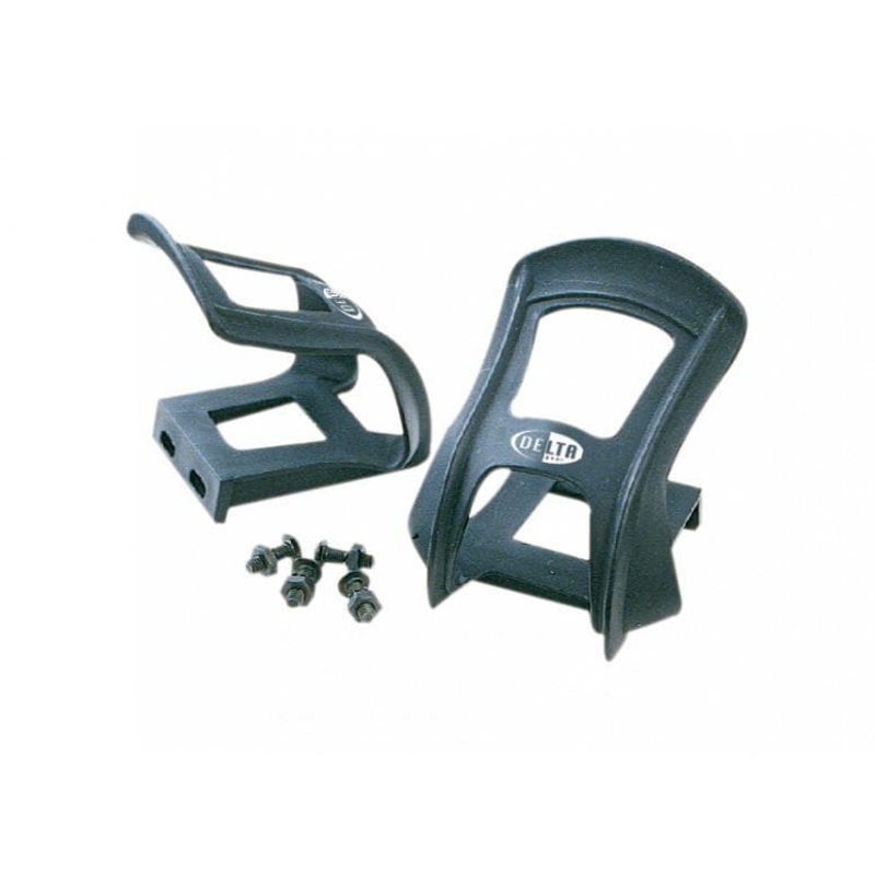 Delta Strapless Toe Clips – Black
