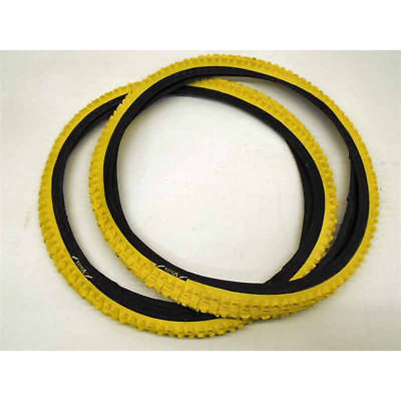 VUELTA USA YELLOW 24 x 1.90 MOUNTAIN BIKE TYRES BRILLIANT YELLOW CRAZY LOW PRICE