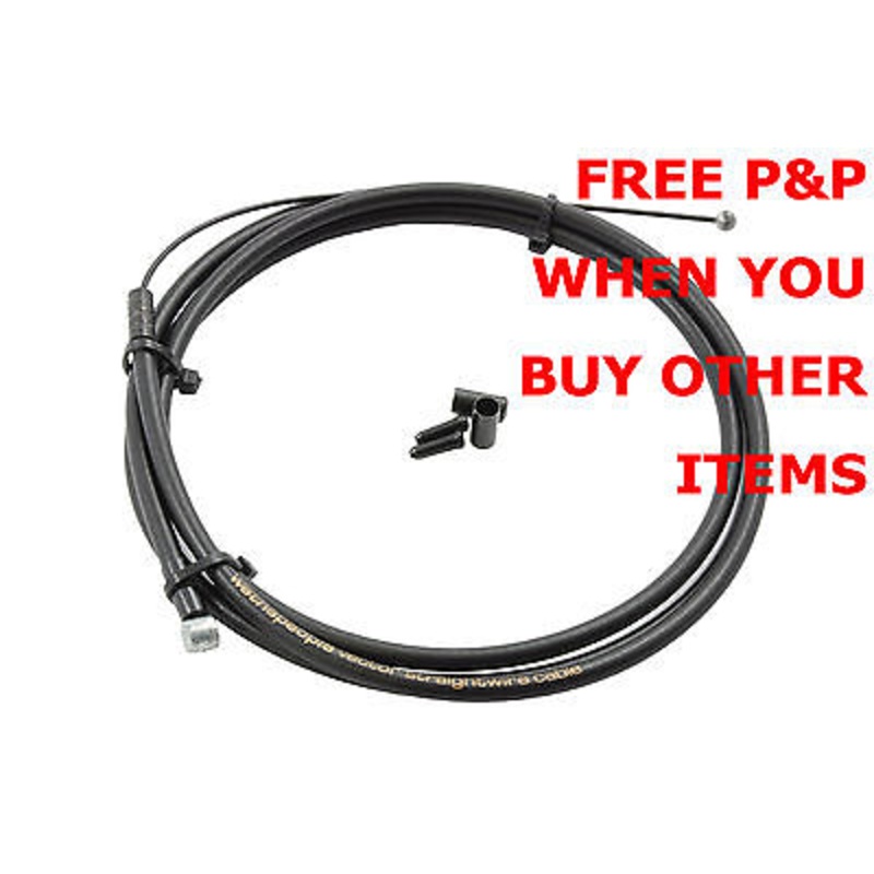 WE THE PEOPLE VECTOR BLACXPOSURE WTP BMX MULTI USE BLACK BRAKE CABLE NEW