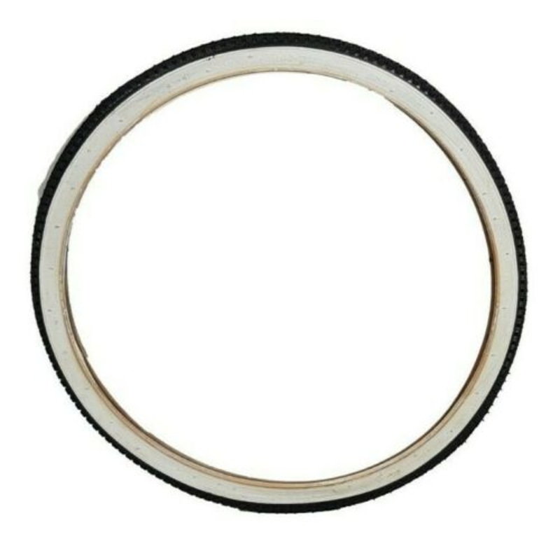 26 x 1 1/2 (40-584) Tyres With Roadster Tread For Vintage Bikes Black & White 1 x Tyre