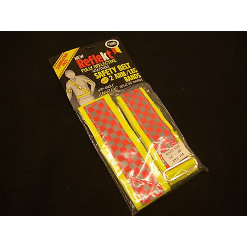 REFLECTIVE BELT & ARM-LEG BAND STURMEY ARCHER CHOPPER ERA WINTER SAFETY 34″-48″