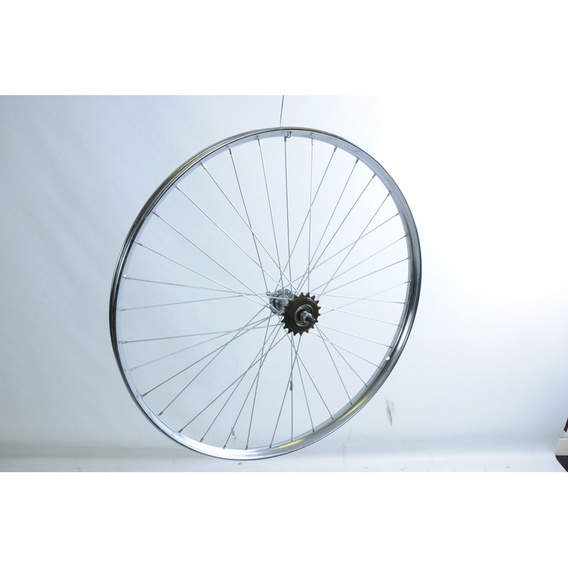 26 x 1 1-2″ REAR WHEEL VINTAGE ROADSTER BIKE WESTWOOD CHROME RIM ROD BRAKE NEW